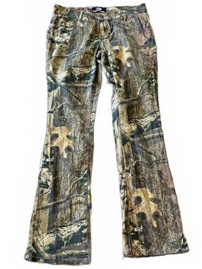 Mossy Oak Size 8 Realtree Camo Bootcut Pants Hunting Y2K Outdoors